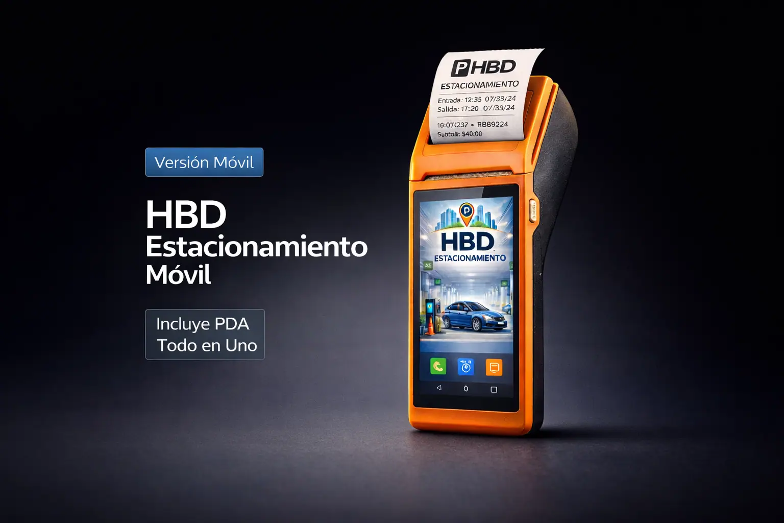 Operacion de estacionamiento en PDA